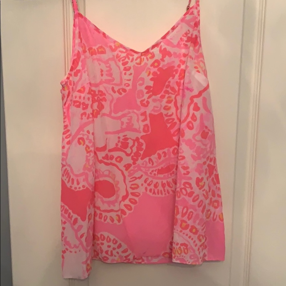 Pink Lilly Pulitzer tank top